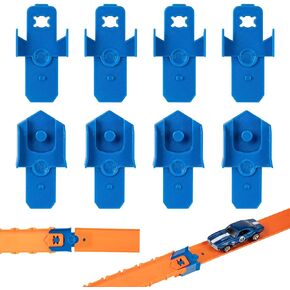 Speed Snap to Classic Track Adapter 8-Pack Compatible with Hot Wheels Track Builder Systems – Compatible with Hot Wheels Track Connectors for Mixed Layouts and Custom Builds in Kuwait