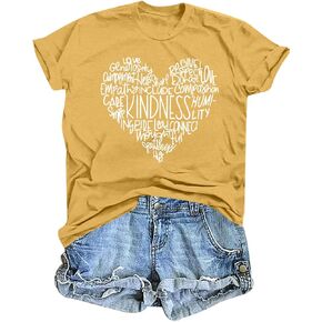 MOUSYA You Matter to The Person Behind Me Tshirt You are Amazing Beautiful and Enough T-Shirt Women Casual O Neck Tee Tops in Saudi Arabia