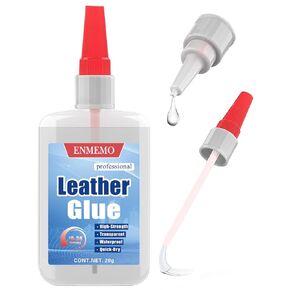 (2-in-1)Leather Glue with Brush Applicator&Nozzle,Purses Sofas Leathercraft in Kuwait