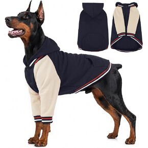 Lelepet Dog Hoodie Warm Fleece Dog Sweater for Small Medium Large Dogs Boy in Kuwait