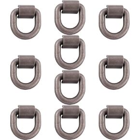 Goreks Weld on D Ring Mount ½ بوصة مرساة مربوطة مع دعامة، قوة كسر 12,000 رطل | للمقطورات والشاحنات وأربطة البضائع (عبوة من 4 قطع) in Kuwait