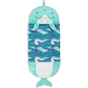 Happy Nappers 2-in-1 Pillow & Sleepy Sack Dolphin, 54x20 Medium in Saudi Arabia