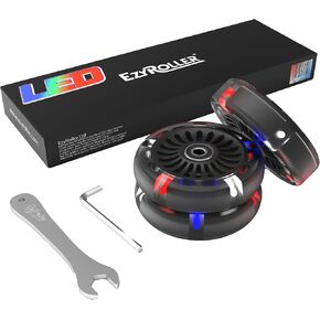 EzyRoller LED Light-Up Replacement Wheels 3-Pack for Classic and Drifter - Dynamic Lighting Effects in Saudi Arabia