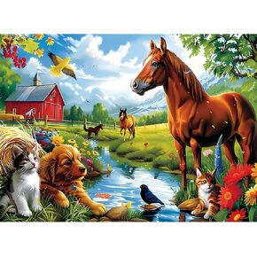 300 Piece Jigsaw Puzzle for Adults, Fun at The Amusement Park Dog Puzzles in Saudi Arabia
