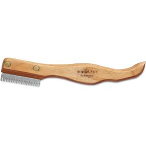 Mars Professional Dog Stripping Knife Grooming Tool with Ergonomic Handle, Specialty Double Usage, Made in Germany, Fine in Kuwait