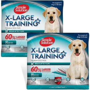 Simple Solution XL Pee Pads for Dogs, Leak Proof Dog Pads, 28x30, 100 Count in Kuwait