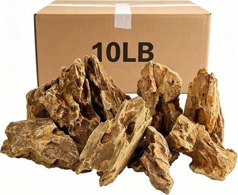 3LBs Natural Seiryu Stones,Aquarium Aquascaping Decor Rocks (2-5 inch) in Kuwait
