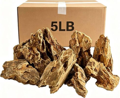 Natural Porous Dragon Stone 1lb Fish Tank Landscaping Stones in Kuwait