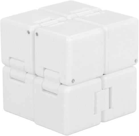 Fidget Magic Cube Toys Mini Stress Release Finger Toy,White in Kuwait
