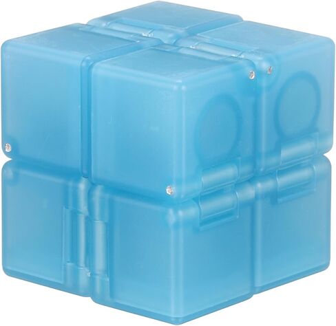 Fidget Magic Cube Toys Mini Stress Release Finger Toy,Blue in Kuwait