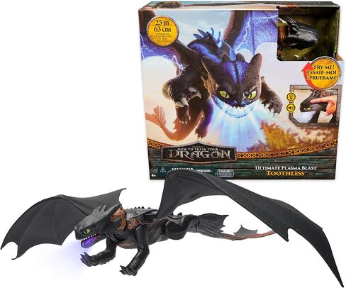 Dreamworks Dragons Ultimate Plasma Blast Toothless Interactive Dragon Toy in Saudi Arabia