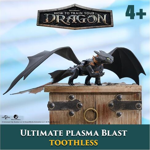 Dreamworks Dragons Ultimate Plasma Blast Toothless Interactive Dragon Toy in Saudi Arabia