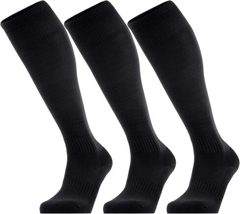 GRAPMKTG 3 Pack Softball Soccer Socks Baseball Football Socks for Youth Men and Women in Kuwait