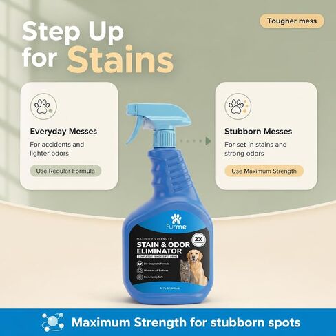 FURME Enzyme Stain & Odor Eliminator, 32 Fl Oz, Maximum Strength Formula in Saudi Arabia