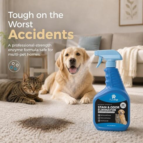 FURME Enzyme Stain & Odor Eliminator, 32 Fl Oz, Maximum Strength Formula in Saudi Arabia