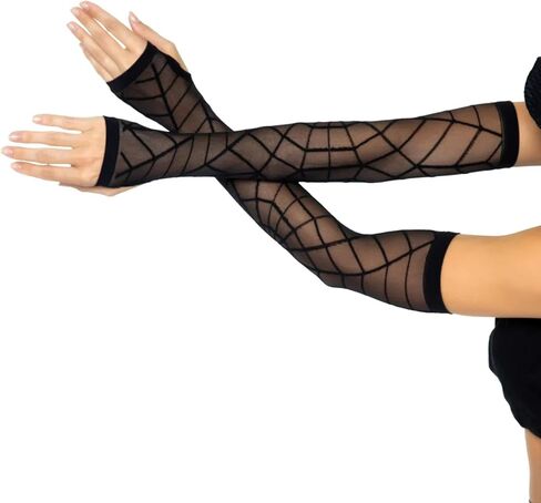 حذاء Leg Avenue النسائي الشفاف لتدفئة الذراع من شبكة العنكبوت in Kuwait