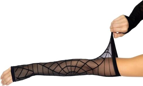 حذاء Leg Avenue النسائي الشفاف لتدفئة الذراع من شبكة العنكبوت in Kuwait