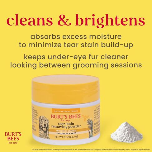 Burt's Bees for Pets Dog Tear Stain Removing Powder, 4 Oz in Saudi Arabia