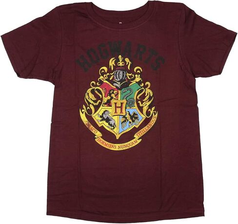 Harry Potter Hogwarts Crest Short-Sleeve Youth Boys' Graphic Tee T-Shirt in Kuwait