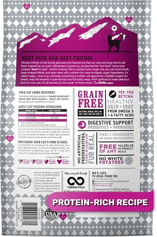 I AND LOVE AND YOU Naked Essentials Dry Cat Food, Salmon & Trout | 3.4lb in Kuwait