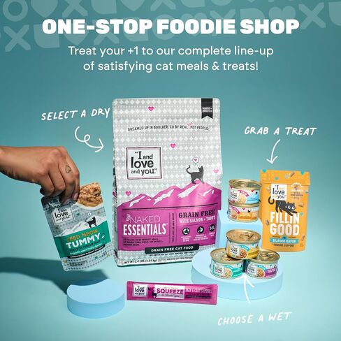 I AND LOVE AND YOU Naked Essentials Dry Cat Food, Salmon & Trout | 3.4lb in Kuwait