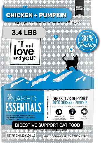 I AND LOVE AND YOU Naked Essentials Dry Cat Food, Salmon & Trout | 3.4lb in Kuwait