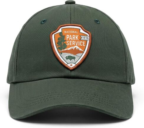 National Park Service Dad Hat Mens Womens with NPS Woven Patch in Kuwait