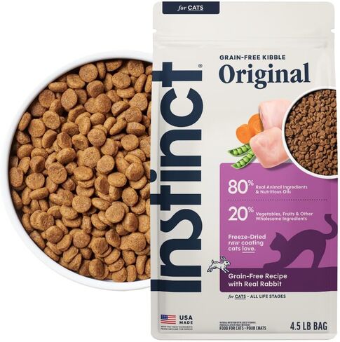 Instinct Original Dry Cat Food, Raw Coated Kibble, Real Chicken, 5 lb. Bag in Kuwait