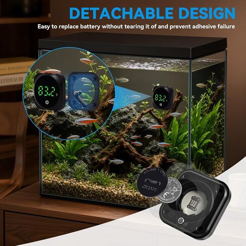 Digital Aquarium Thermometer, Stick-on Fish Tank Water Thermometer in Saudi Arabia