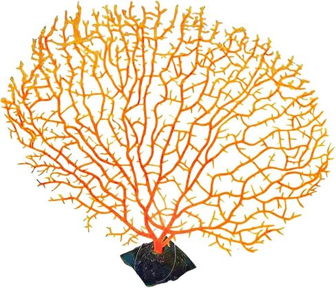 Artificial Coral Branch Decor Faux Reef Sea Fan Decorations for Aquariums Fish Tanks Landscape Ornament in Saudi Arabia