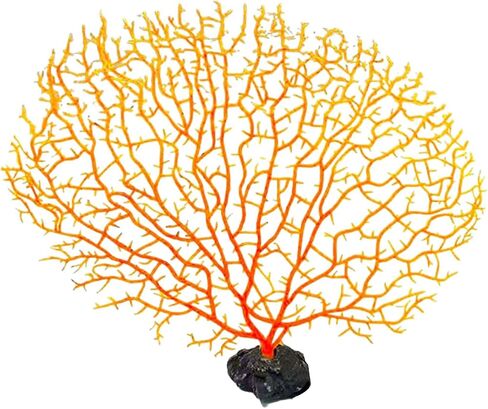 Artificial Coral Branch Decor Faux Reef Sea Fan Decorations for Aquariums Fish Tanks Landscape Ornament in Saudi Arabia