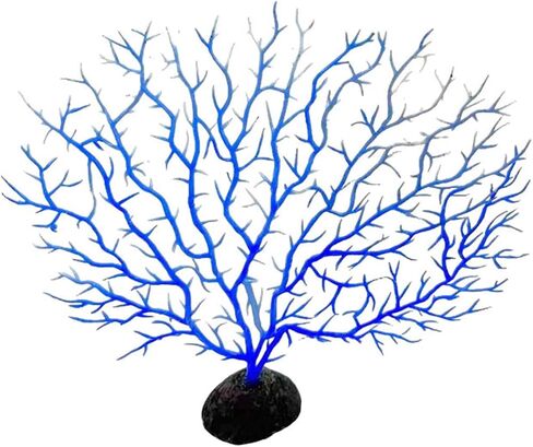 Artificial Coral Branch Decor Faux Reef Sea Fan Decorations for Aquariums Fish Tanks Landscape Ornament in Saudi Arabia
