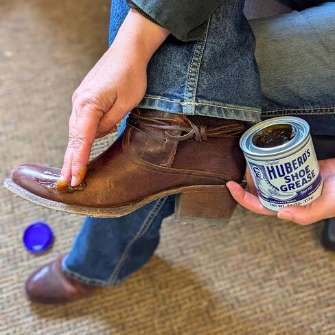 Huberd’s Shoe Grease (7.5oz) - Leather conditioner and waterproofer since 1921. Waterproofs, softens and conditions boots, shoes, bags, belts, jackets, car seats, gloves, furniture, saddles and tack. in Kuwait