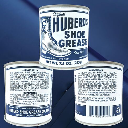 Huberd’s Shoe Grease (7.5oz) - Leather conditioner and waterproofer since 1921. Waterproofs, softens and conditions boots, shoes, bags, belts, jackets, car seats, gloves, furniture, saddles and tack. in Kuwait