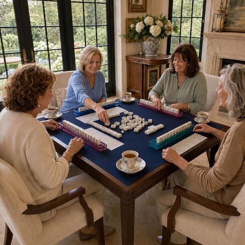 2026 Mahjong Cards Official Revision, Large Print, 4Pcs in Kuwait