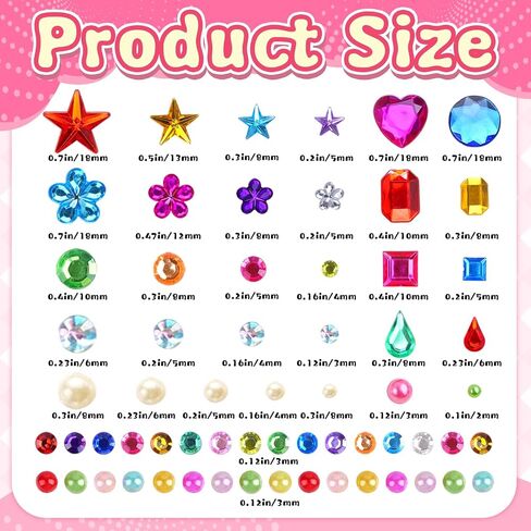 10000+Pcs Gem Stickers, 19 Sheets Rhinestone Stickers, Diamond Stickers in Saudi Arabia