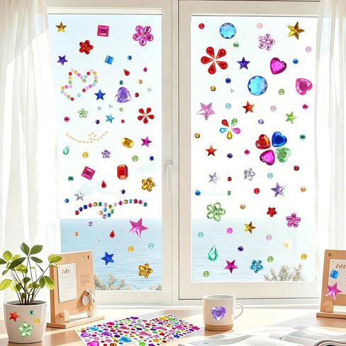 10000+Pcs Gem Stickers, 19 Sheets Rhinestone Stickers, Diamond Stickers in Saudi Arabia