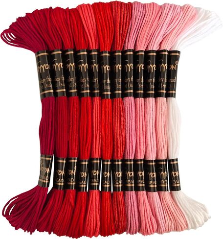 122 skeins Embroidery Floss - Embroidery Thread - Friendship Bracelet String for Cross Stitch, Hand Embroidery, String Art in Kuwait