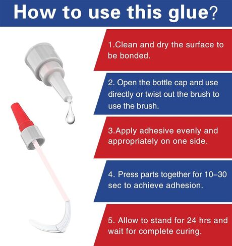 (2-in-1)Leather Glue with Brush Applicator&Nozzle,Purses Sofas Leathercraft in Kuwait