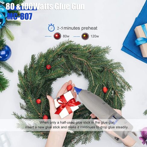 MONVICT 100 Pack Full Size Hot Melt Glue Sticks (2.2 lb, Clear) in Kuwait