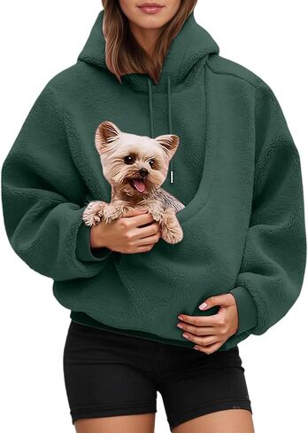 Snack Hoodie With Pouch,Pet Pouch Hoodie,Cat Dog Kangaroo Pouchs Hoodies in Saudi Arabia