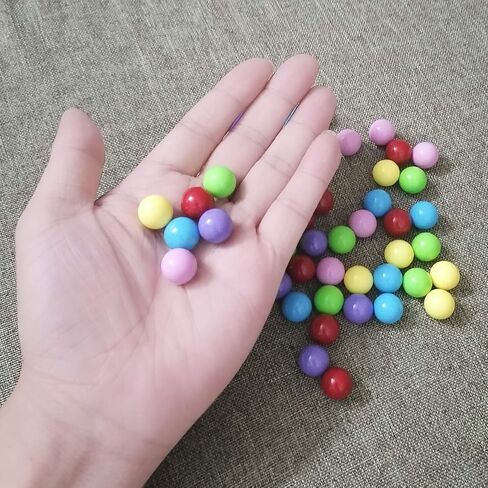 60 Pcs Chinese Checkers Marbles Balls in 6 Colors,14mm Game Replacement Balls for Marble Run, Marbles Game Home Decoration in Saudi Arabia