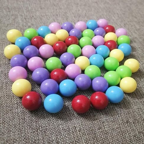 60 Pcs Chinese Checkers Marbles Balls in 6 Colors,14mm Game Replacement Balls for Marble Run, Marbles Game Home Decoration in Saudi Arabia