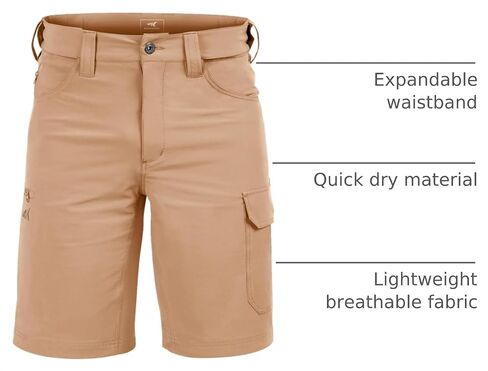 KastKing Men's Fishing Shorts, Hiking Shorts Quick Dry Comfortable UPF 50+, 7 Pockets, Shorts for Men, 10.5" Inseam in Kuwait