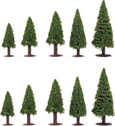 10pcs Scenery Landscape Model Trees Train Landscape Miniature Diorama Tree in Saudi Arabia