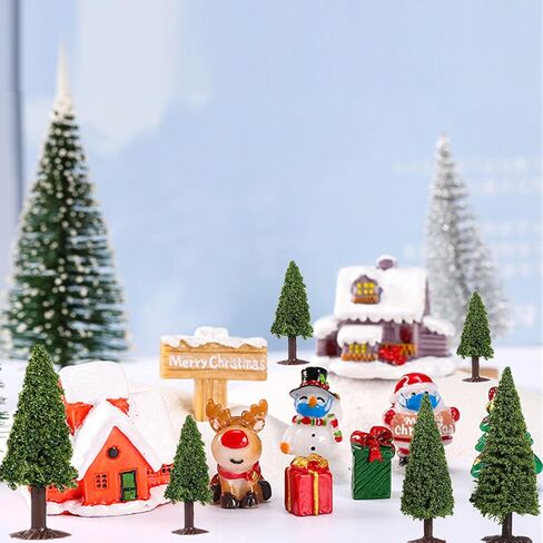 10pcs Scenery Landscape Model Trees Train Landscape Miniature Diorama Tree in Kuwait