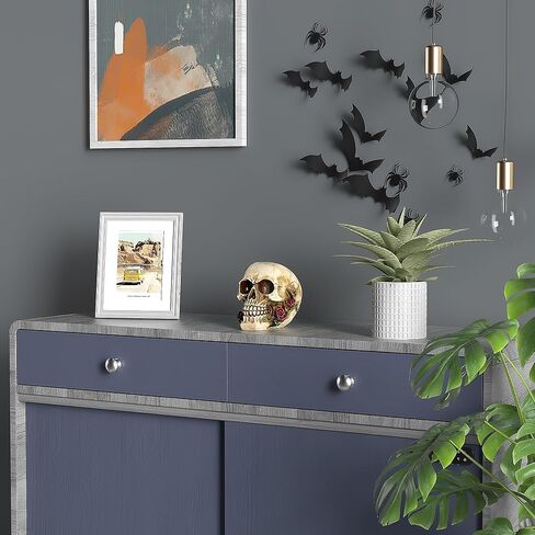 READAEER Human Skull with Rose Resin Statue Small Size Head Sculptures Skull Collectible Figurines in Kuwait