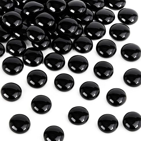 FUTUREPLUSX 1 LB Dark Glass Beads, Flat Marbles for Vase Fillers in Kuwait