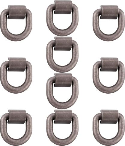 Weld on D Ring Mount 1 Inch Tie Down Anchor with Bracket, 47,000 Pounds Break Strength | for Trailers, Trucks, and Cargo Tie Downs (Pack of 1) in Kuwait