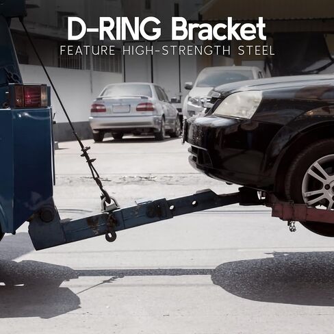 Weld on D Ring Mount 1 Inch Tie Down Anchor with Bracket, 47,000 Pounds Break Strength | for Trailers, Trucks, and Cargo Tie Downs (Pack of 1) in Kuwait